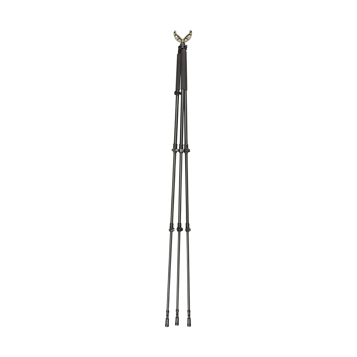 Allen 21412 Axial  Tripod Black Aluminum w/Rubber Feet 61" Vertical Adjustment