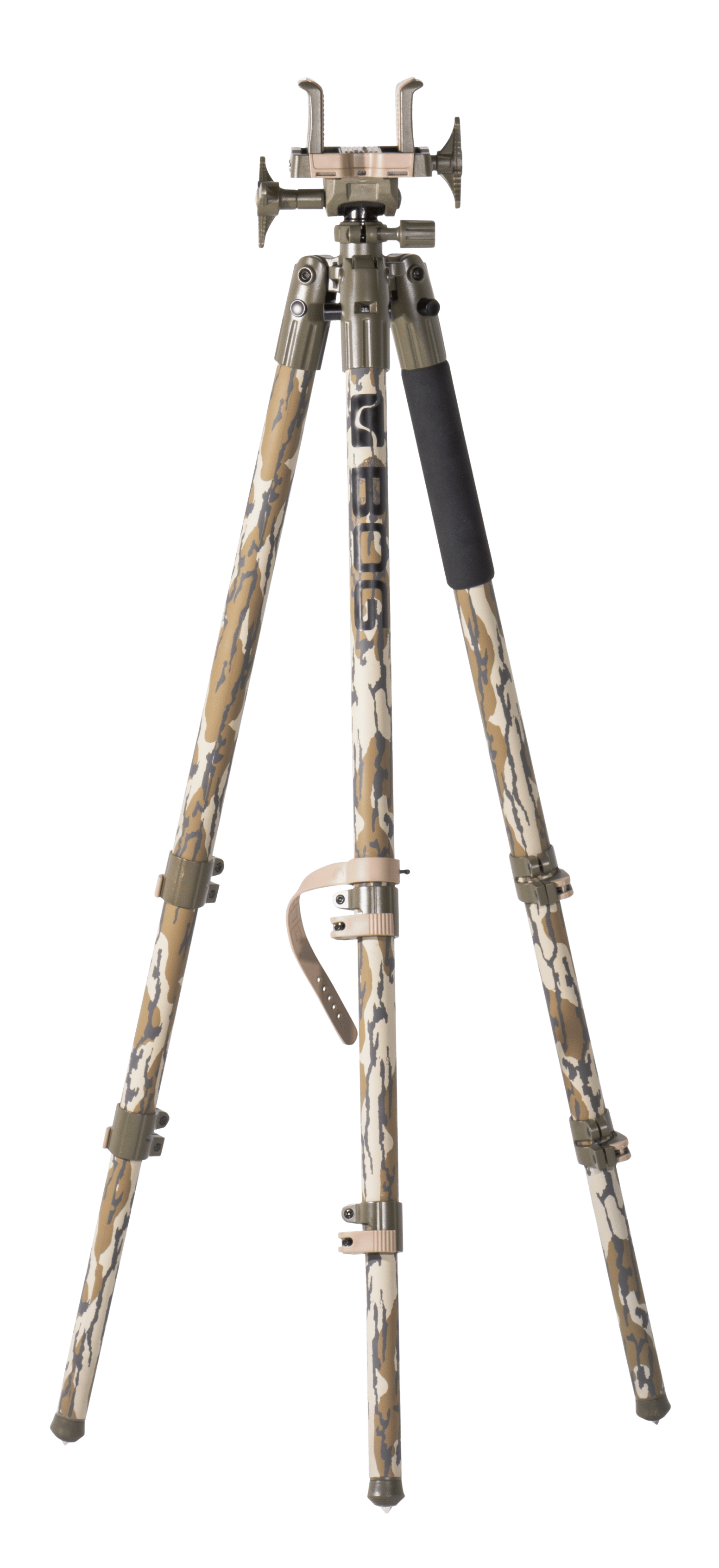 Bog-Pod 1164398 DeathGrip  Tripod Mossy Oak Bottomland Aluminum 7"-59"