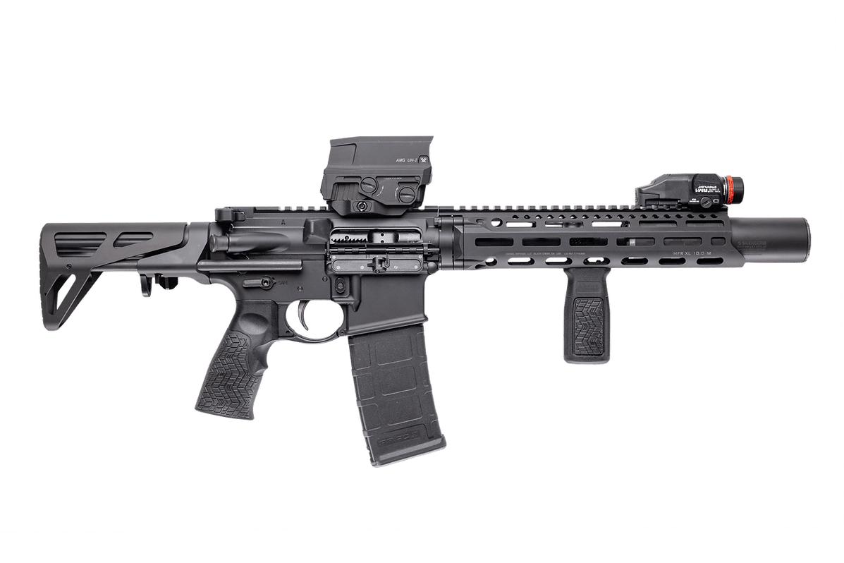 DANIEL DEFENSE PDW REGULATOR 300BLK SBR 7"BBL, SILENCER CO OMEGA CAN,AMG UH1 G2 1-30RD(CNC-OMEGA300)