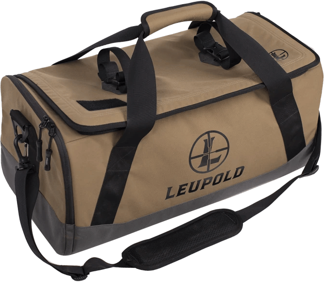 Leupold 182402 Optics Go Gear  Tan/Black Nylon Duffle Bag 21" Long
