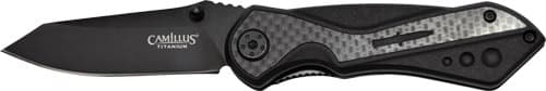 CAMILLUS MACHINE FOLDING KNIFE 2.78" SS BLADE CARBON FIBER BL