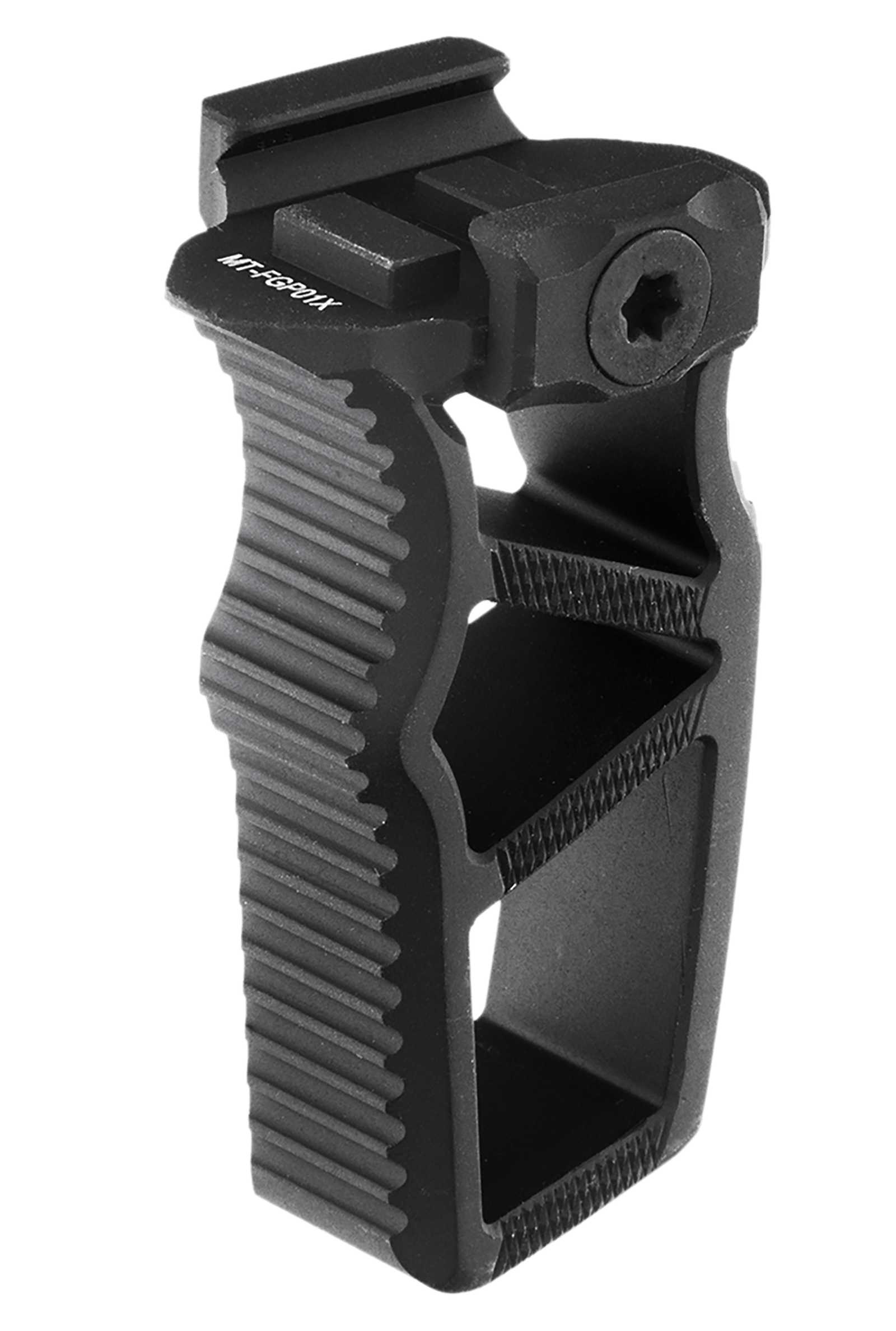 Leapers MTFGP01X Ultra Slim Foregrip  Matte Black Anodized Aluminum