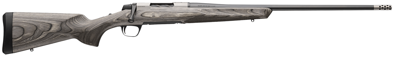 Browning 036092227 X-Bolt 2 Hunter Full Size 7mm Rem Mag 3+1 26" Matte Blued Threaded Sporter Barrel, Drilled & Tapped Stainless Steel Receiver, Fixed Gray Laminate Stock, Radial Muzzle Brake