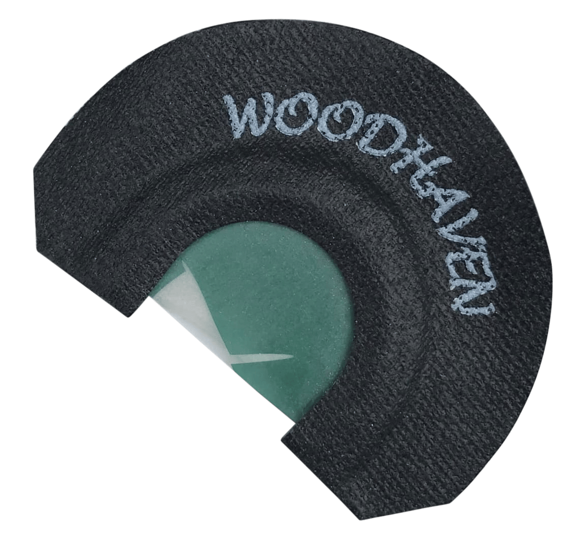 Woodhaven WH136 Ninja Hammer  Diaphragm Call Triple Reed Turkey Hen Sounds Attracts Turkeys Black