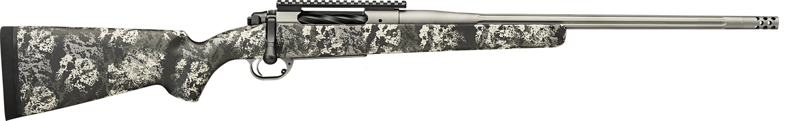 Springfield Armory BAB9247Y 2020 Boundary  7mm 24" Rogue Camo Tactical Gray Cerakote Model 2020 Stainless Steel Receiver Carbon Fiber w/ M-LOK