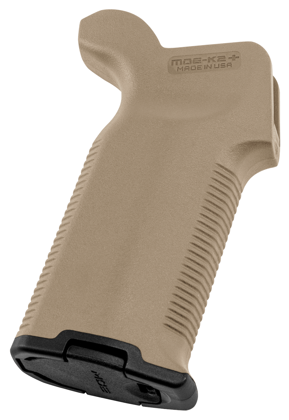 Magpul MAG532-FDE MOE-K2+ Grip Flat Dark Earth Polymer with OverMolded Rubber for AR-15, AR-10, M4, M16, M110, SR25