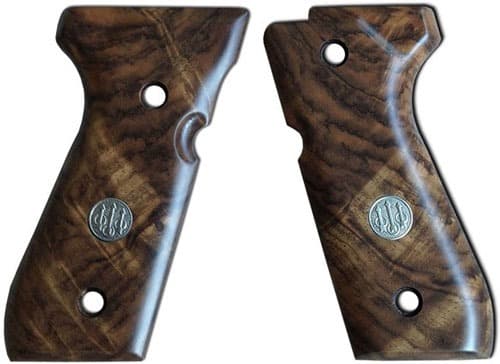 BERETTA 92/96 DELUXE GRIPS GRADE 3 WALNUT CHECKERED