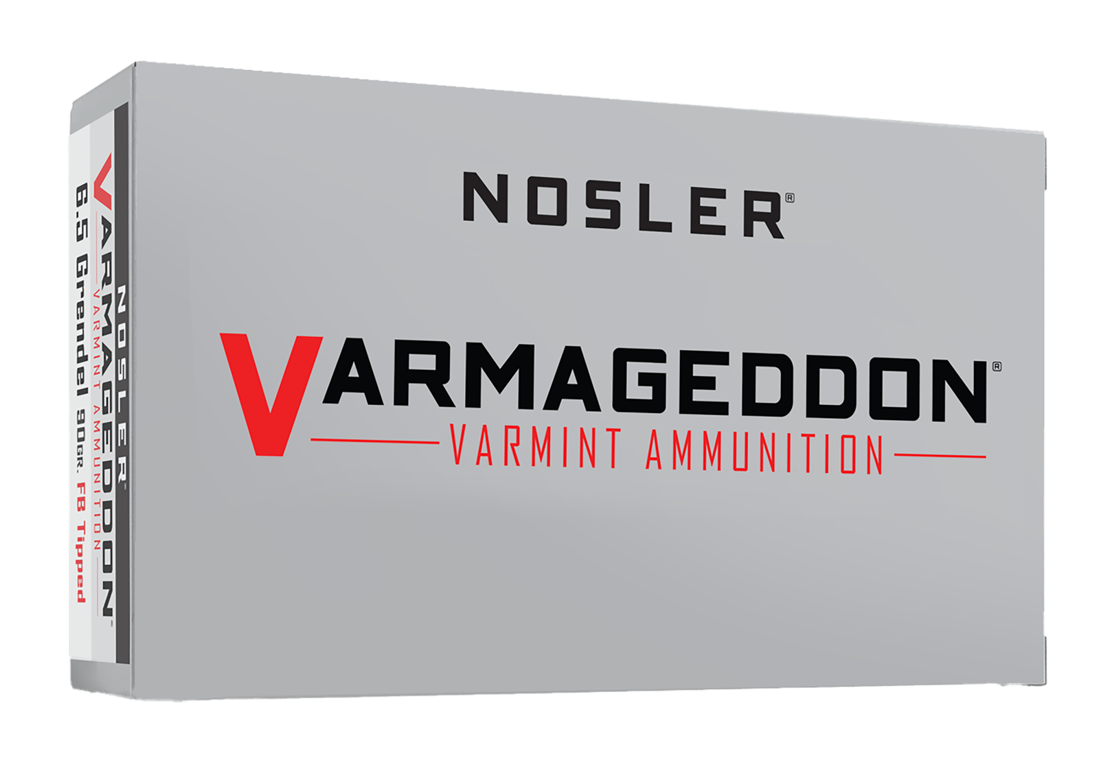 Nosler 65182 Varmageddon  6.5Grendel 90gr Flat Base Tipped 20 Per Box/10 Case