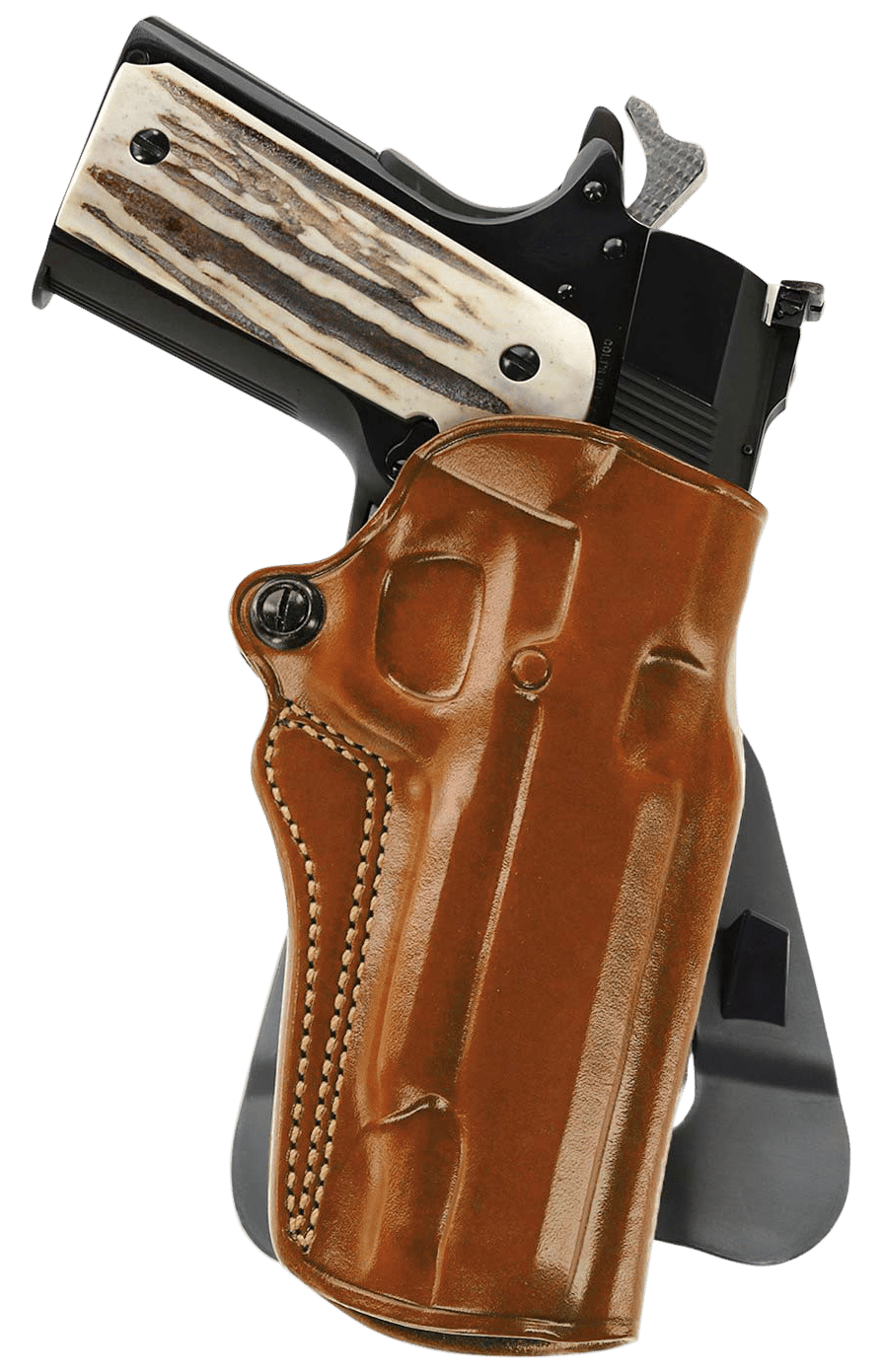 Galco SM2-652 Speed Master 2.0 OWB Tan Leather Paddle Fits Mossberg MC1sc/Ruger Max-9/S&W M&P Shield Plus/Shield 3"9/40 & 2.0 9/40 Right Hand