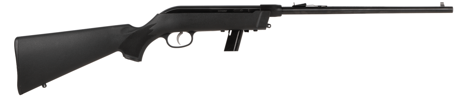 Savage Arms 40207 64 Takedown Full Size 22 LR 10+1 16.50" Black Satin Sporter Barrel, Satin Black Drilled & Tapped Carbon Steel Receiver, Matte Black Fixed Synthetic Stock, Right Hand