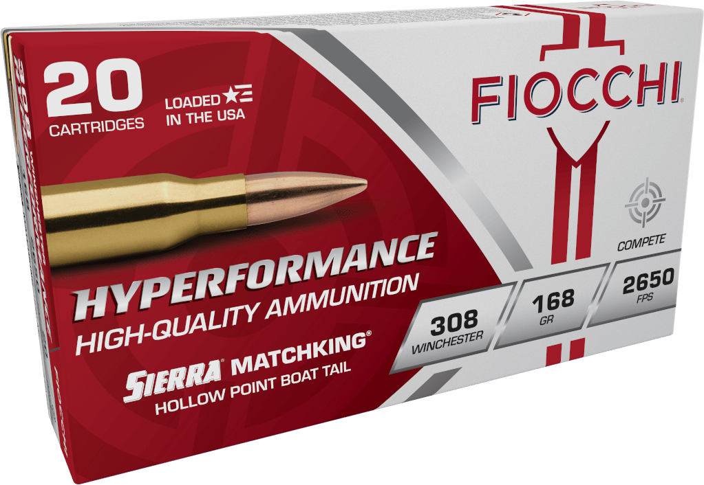 Fiocchi 308MKB Hyperformance Compete 308Win 168gr Sierra MatchKing BTHP 20 Per Box/10 Case