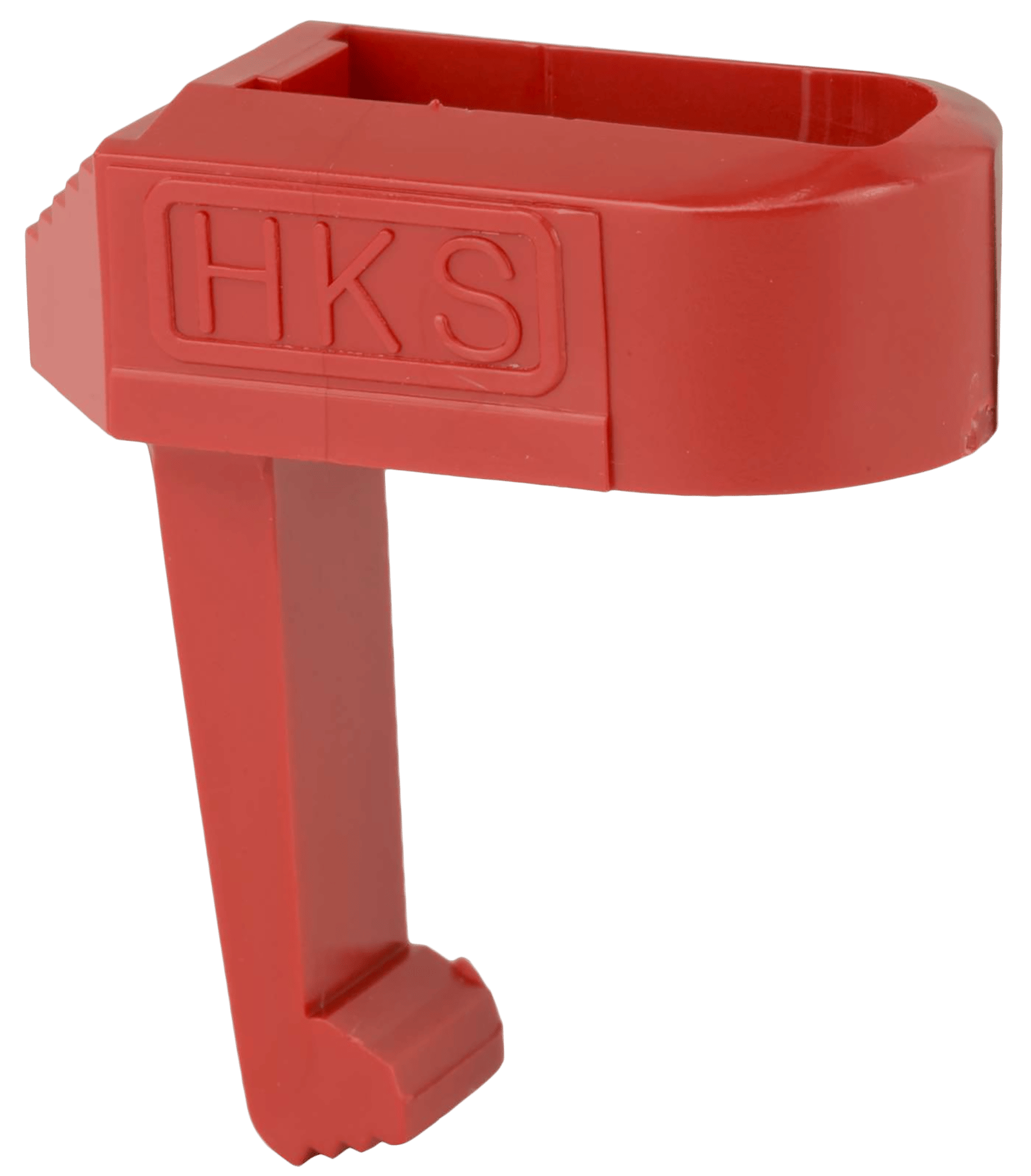 HKS 22R Speed Mag Loader Made of Plastic with Red Finish for 22 LR Ruger Mark I, Mark II