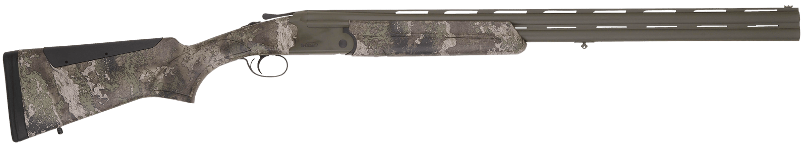 TriStar 35223 Hunter Mag II Full Size 12 Gauge Break Open 3.50" 2rd 28" OD Green Over/Under Vent Rib Barrel, OD Green Steel Receiver, Fixed TrueTimber Strata Synthetic Stock, Right Hand