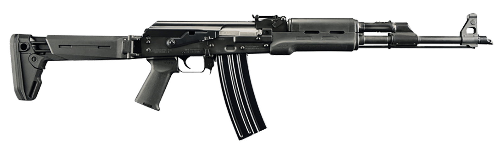 Zastava Arms Usa ZR90556FS ZPAP M90 5.56x45mm NATO 18.25" 30+1, Black, Magpul Furniture, Side Folding Stock, Hogue Handgaurd