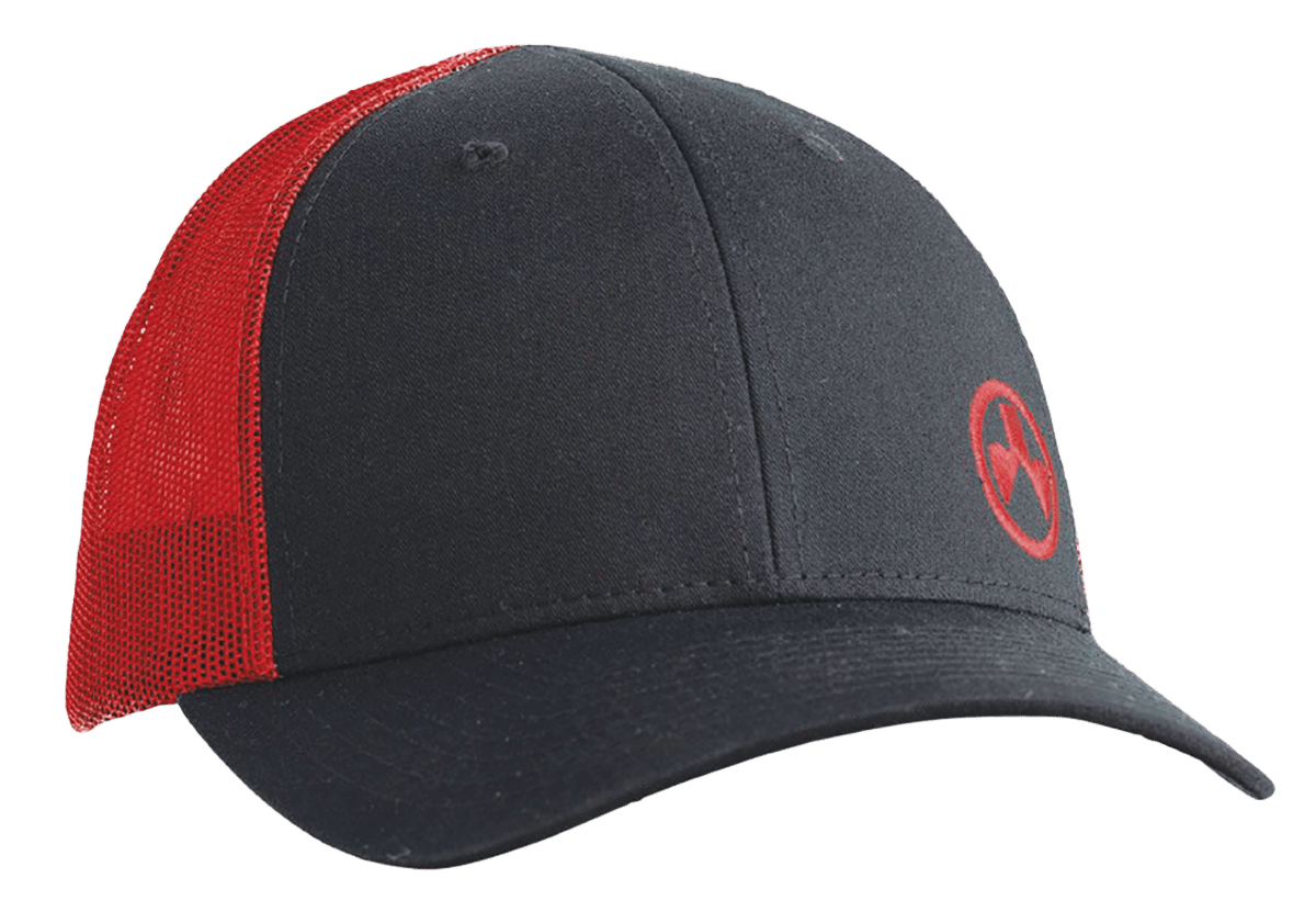 Magpul MAG1106-003 Icon Trucker Hat Black/Red Adjustable Snapback M/L Structured