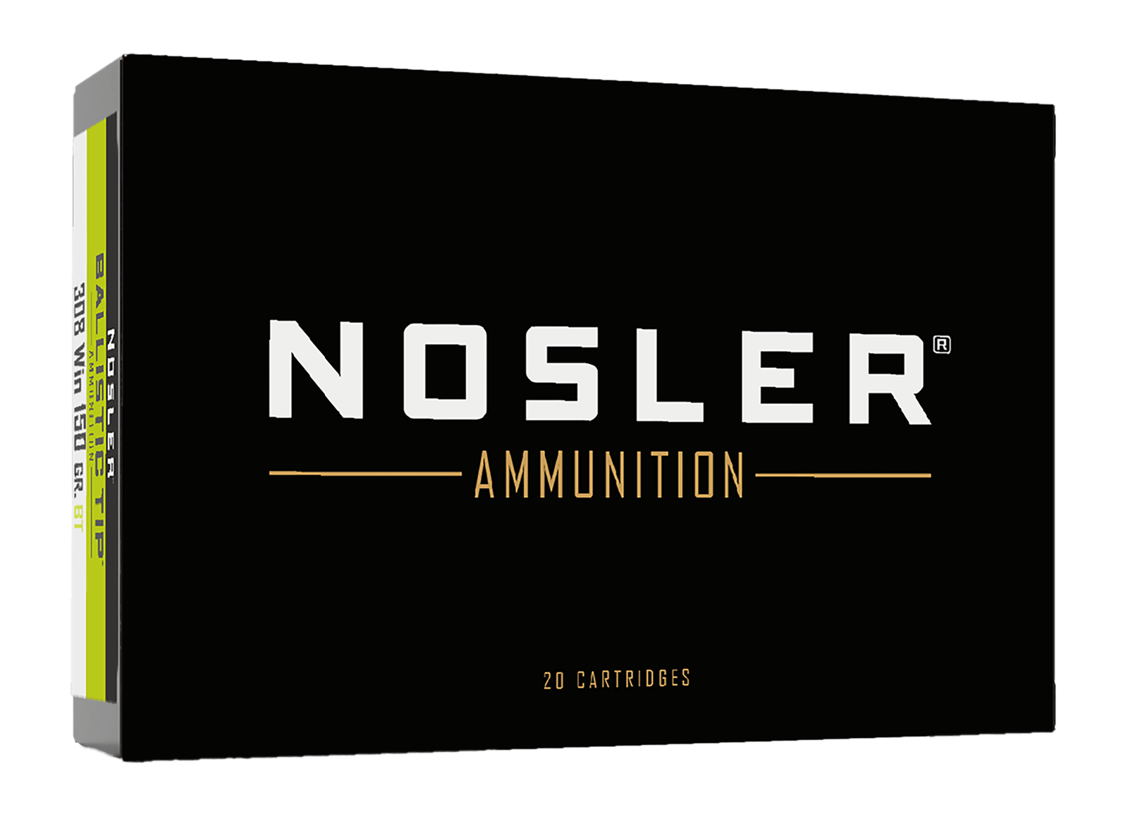Nosler 61028 Ballistic Tip  308Win 150gr Spitzer Ballistic Tip Varmint 20 Per Box/10 Case
