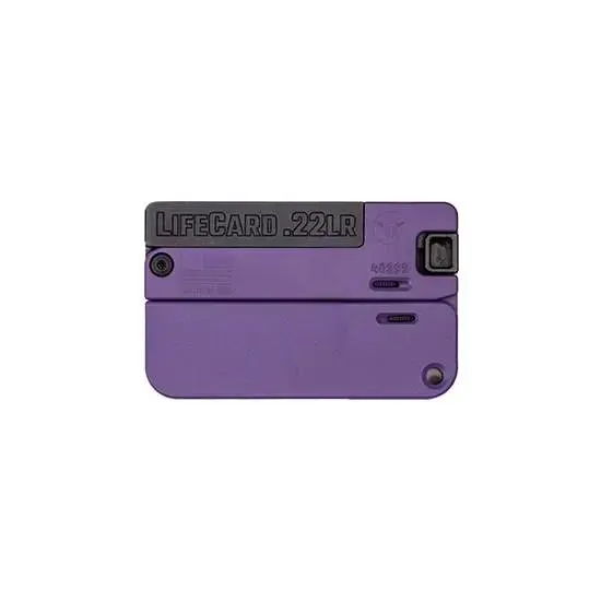 TRAILBLAZER FIREARMS LIFECARD 22LR PISTOL BRIGHT PURPLE POLYMER