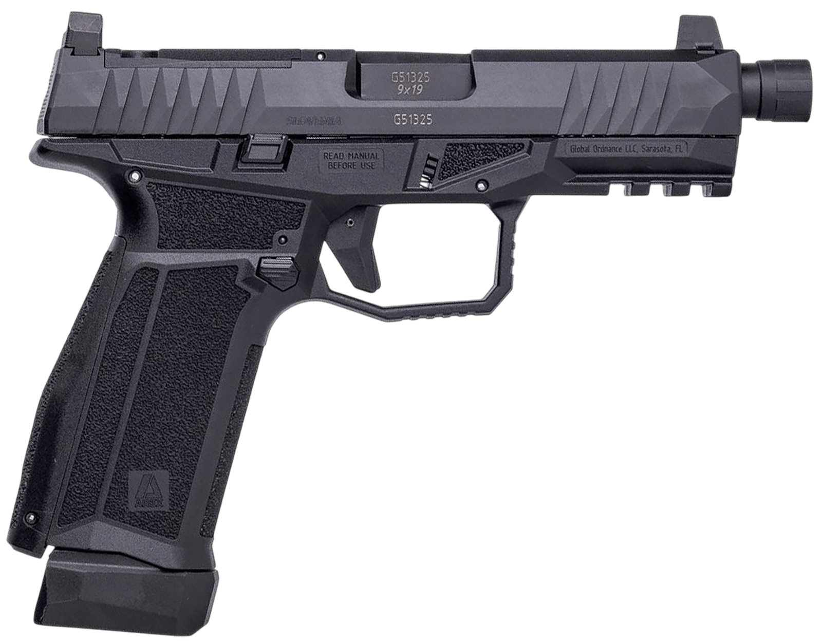 AREX 815537024913 Delta X Gen2 Tactical 9mm Luger 17+1 Threaded Barrel Optic Cut/Serrated Slide