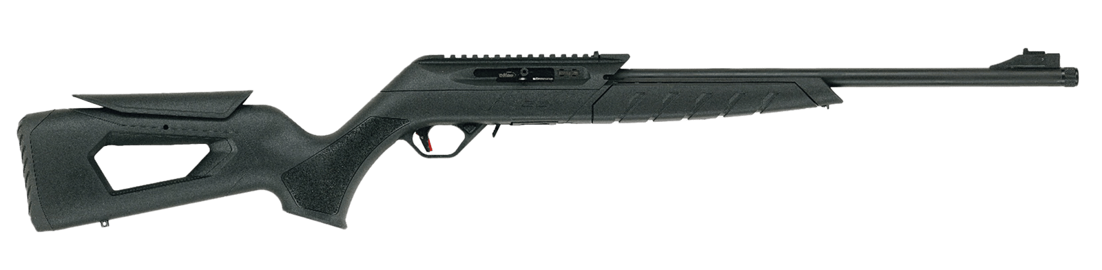 TriStar 60001 KR22  22 LR 10+1 18.50" Black Threaded Barrel, Black Receiver w/Picatinny Rail, Black Skeletonized w/Adj Comb Synthetic Stock, Ambidextrous