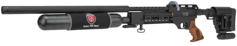 HATSAN FACTOR SNIPER LONG 22 PCP RIFLE 21RD MAGAZINE BLACK