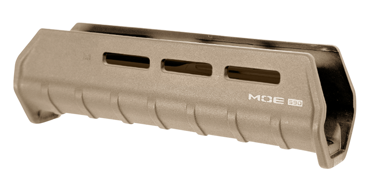 Magpul MAG494-FDE MOE M-LOK Handguard made of Polymer with Flat Dark Earth Finish for Mossberg 590, 590A1