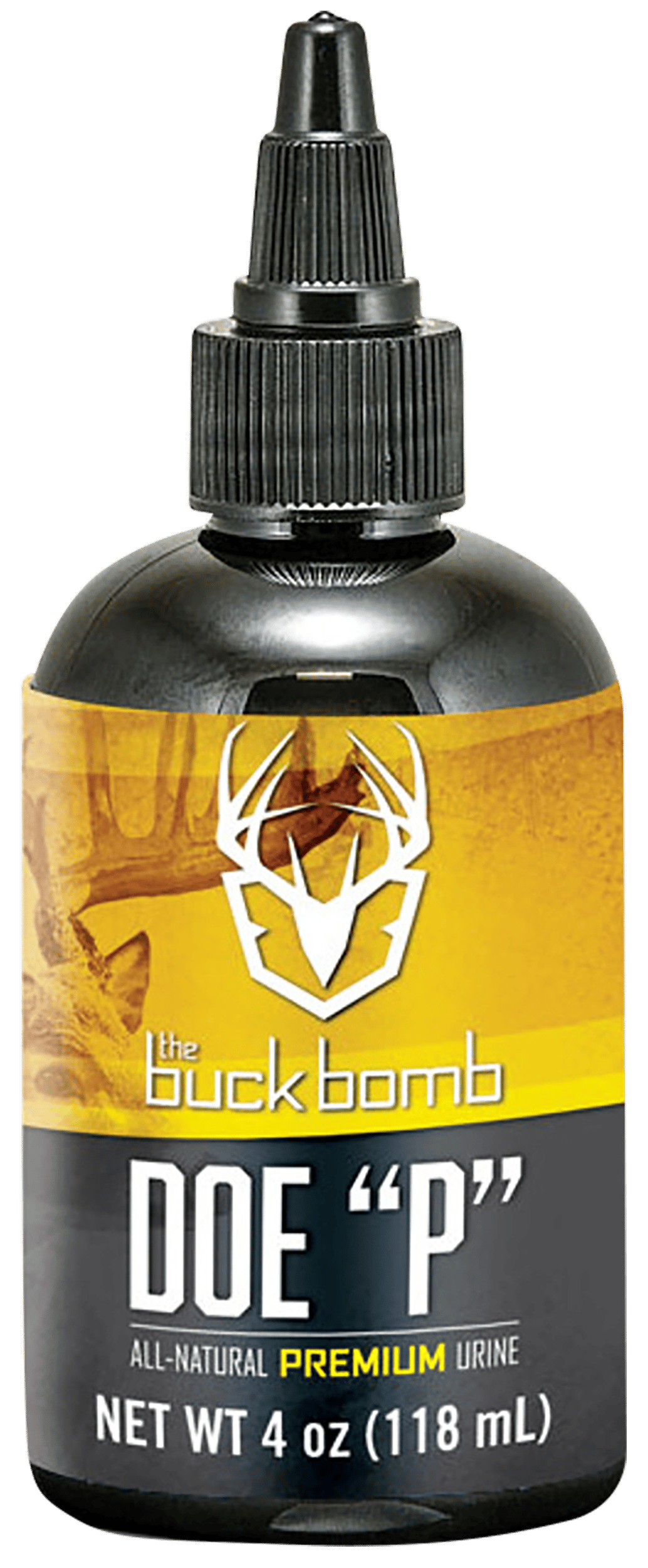 The Buck Bomb BB-200009 Buck Bomb Doe P Doe/Fawn Attractant 4 oz Dropper Bottle