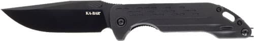 KA-BAR WARTHOG FOLDER 3.75" BLACK LINER LOCK D2!!