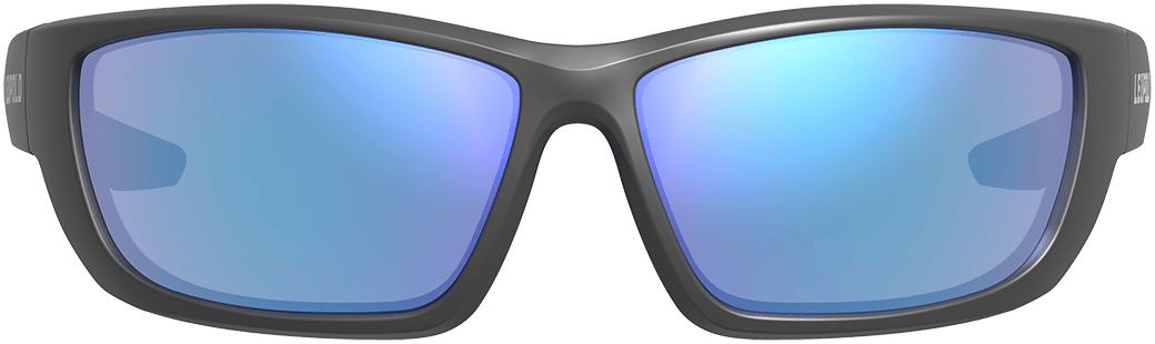 LEU 186746 CHEYENNE   MATTE BLACK     BLUE MIRROR