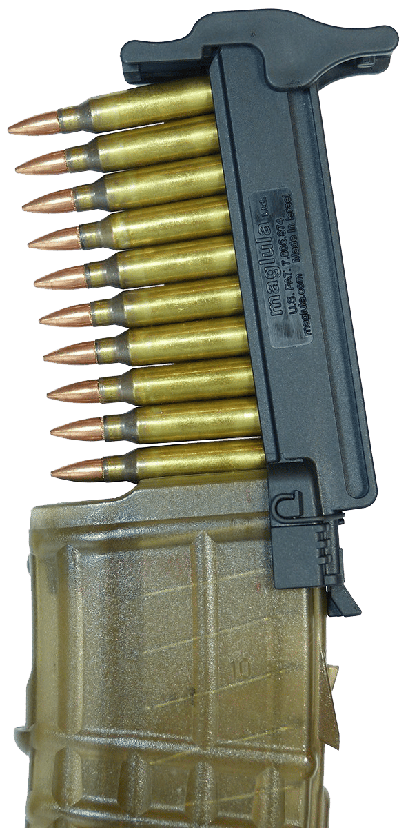 Maglula LU54B StripLULA Loader Black Polymer 10rd 223 Rem/ 5.56x45mm NATO Compatible w/ Steyr Arms AUG