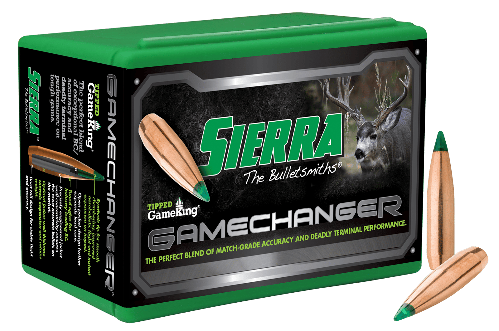 Sierra 4550 Tipped GameKing  7mm 150gr Tipped GameKing 100/Box