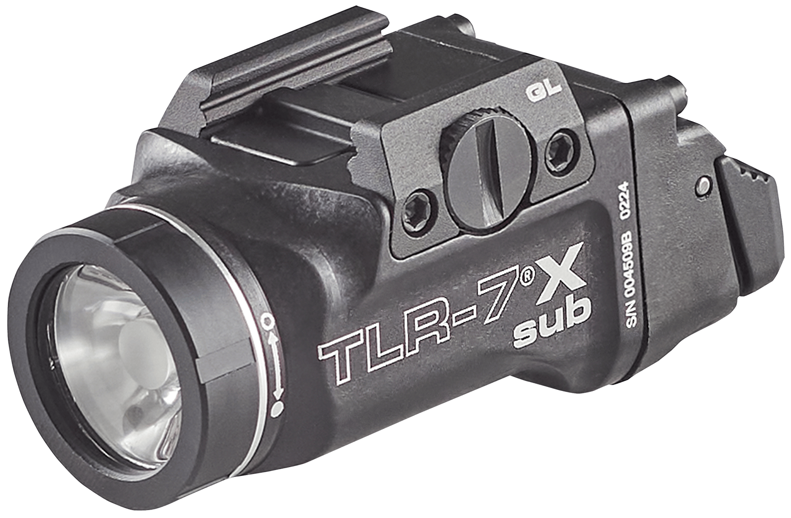Streamlight 69405 TLR-7 X Sub USB  Black Anodized 500 Lumens  White LED Glock 43X MOS/48 MOS/43X/48