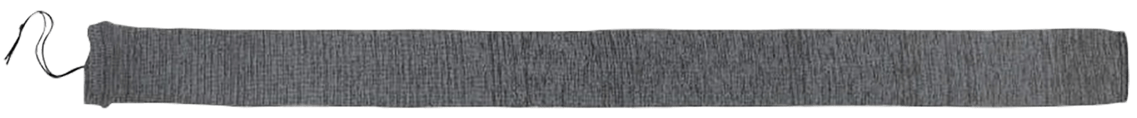 Allen 13105 Oversized Gun Sock  Black/Heather Gray, Silicone Treatment & Drawstring Closure Fits Guns w/Large Scopes up to 52"