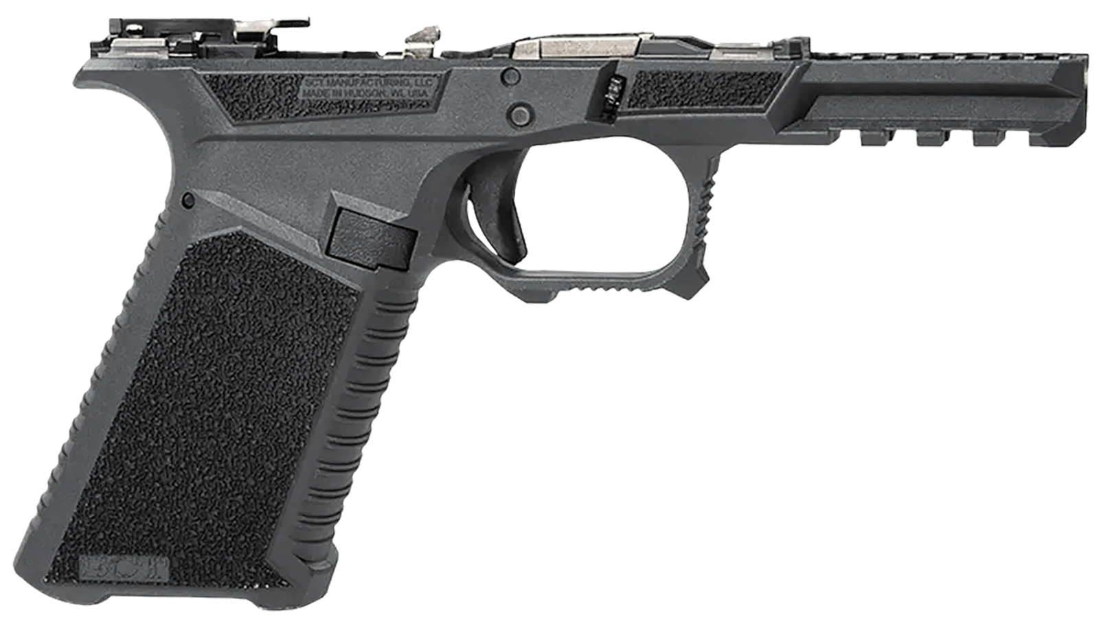 Sct Manufacturing 226010000 Full Size  Compatible w/ Gen 3 17/22/31 Black Polymer Frame Aggressive Texture Grip