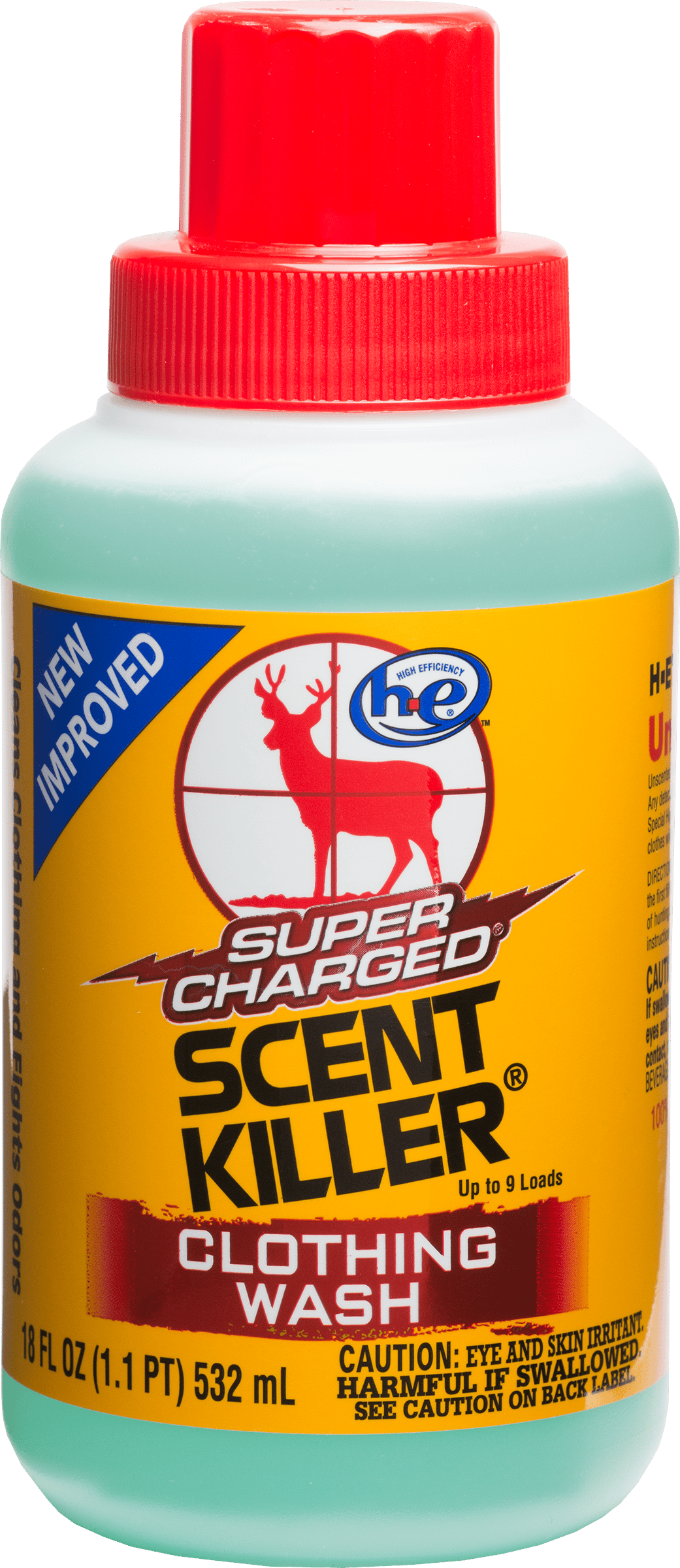 Wildlife Research 546 Scent Killer Super Charged Clothing Wash Odor Eliminator Odorless Scent 18 oz Bottle