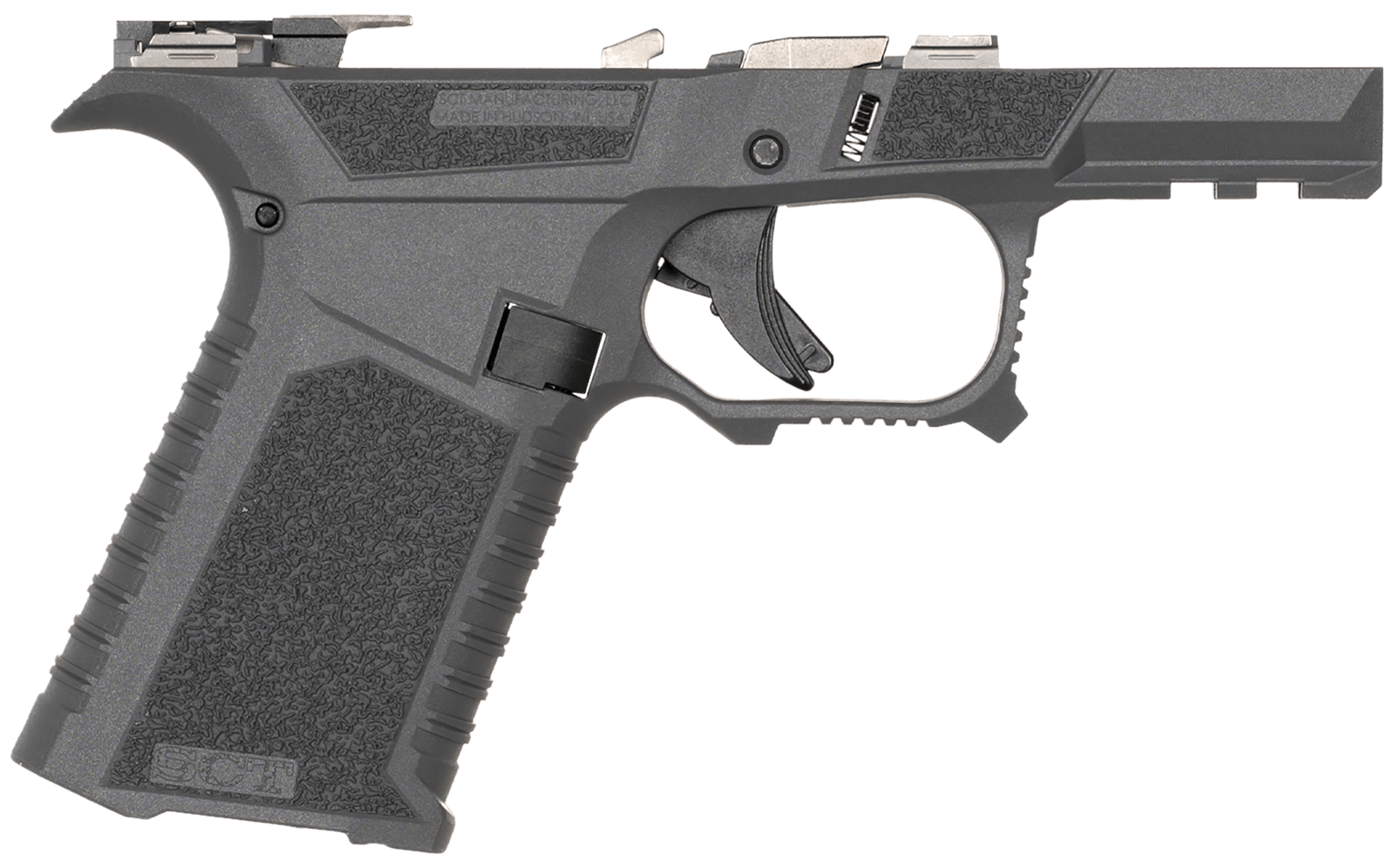 Sct Manufacturing 0226020000IC SCT SC  Compatible w/ Glock 43X/48 Polymer Frame Aggressive Texture Grip