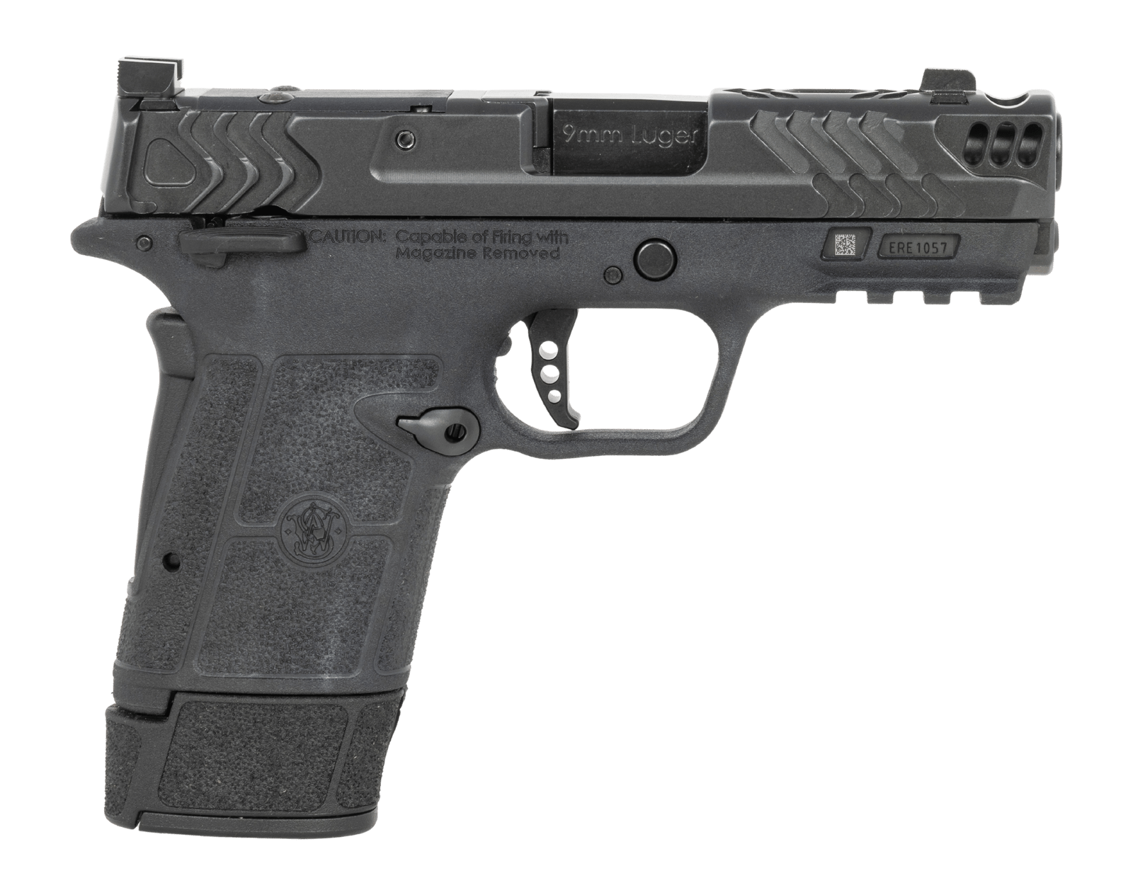 Smith & Wesson 14411 Performance Center Equalizer Micro-Compact Frame 9mm Luger 15+1 3.68" Black Armornite Stainless Steel Barrel & Optic Ready/Ported/Serrated Slide, Black Polymer Frame w/Picatinny R