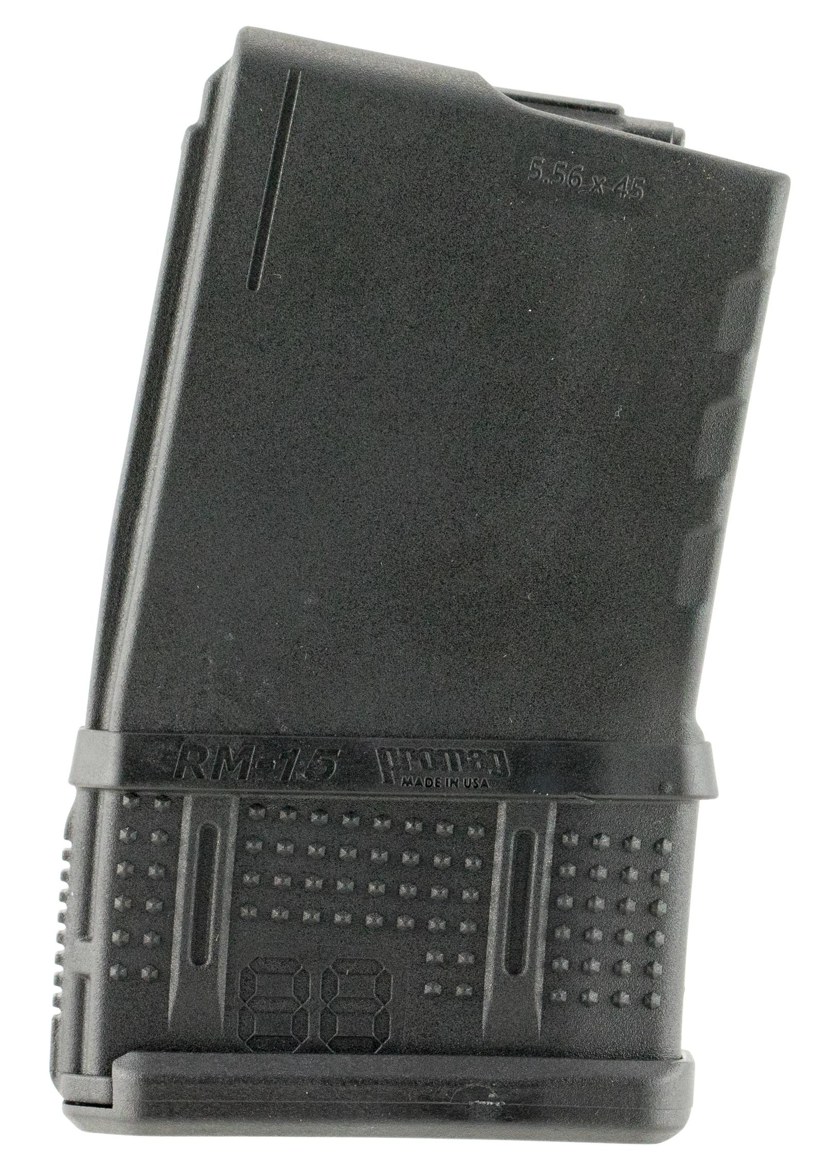 ProMag RM15 Standard  15rd Detachable w/Roller Follower 5.56x45mm Fits AR-15 Black DuPont Zytel Polymer