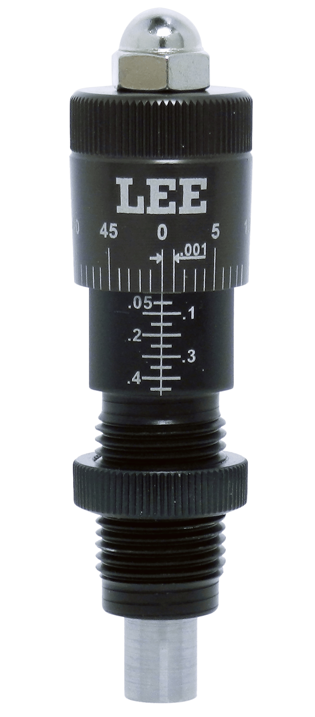 Lee Precision 92128 Micrometer Factory Crimp Adapter Black/Clear 9mm Pistol Firearm