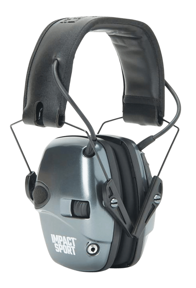 Howard Leight R02532 Impact Sport  22 dB Over the Head Gray/Black Youth/Adult Small