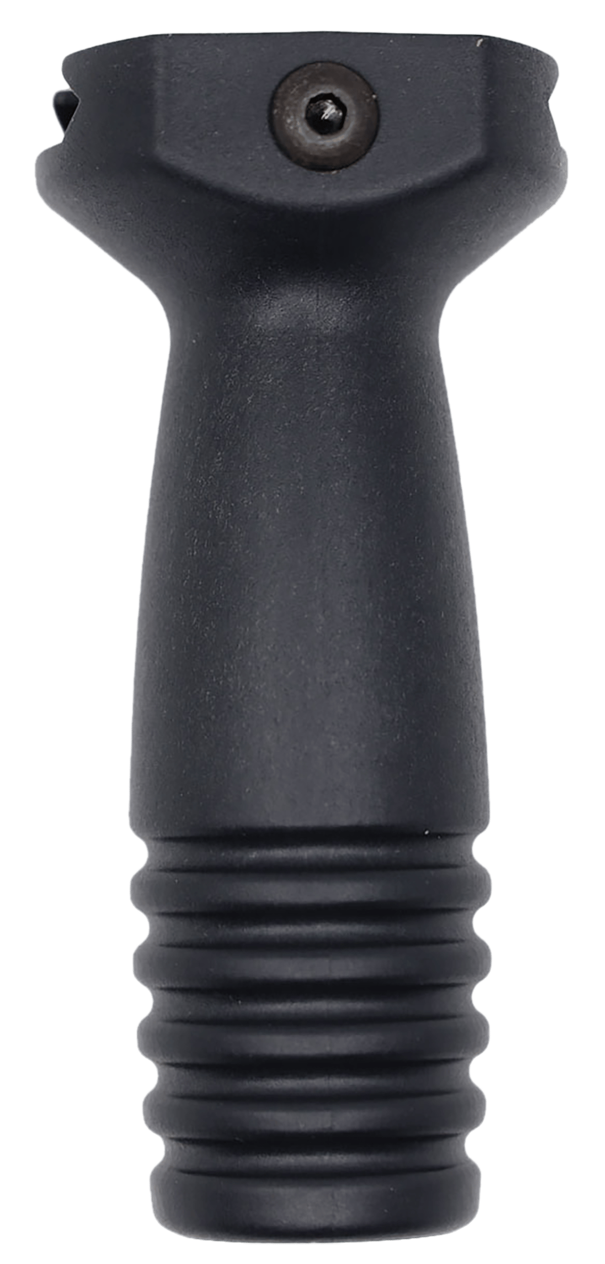 Ergo 4253BK Pop Bottle Vertical Forward Grip Black Polymer, Ribbed Lower for Picatinny Rail