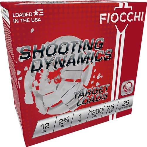 FIOCCHI 12GA 2.75" 1OZ #7.5 1200FPS 250RD CASE LOT