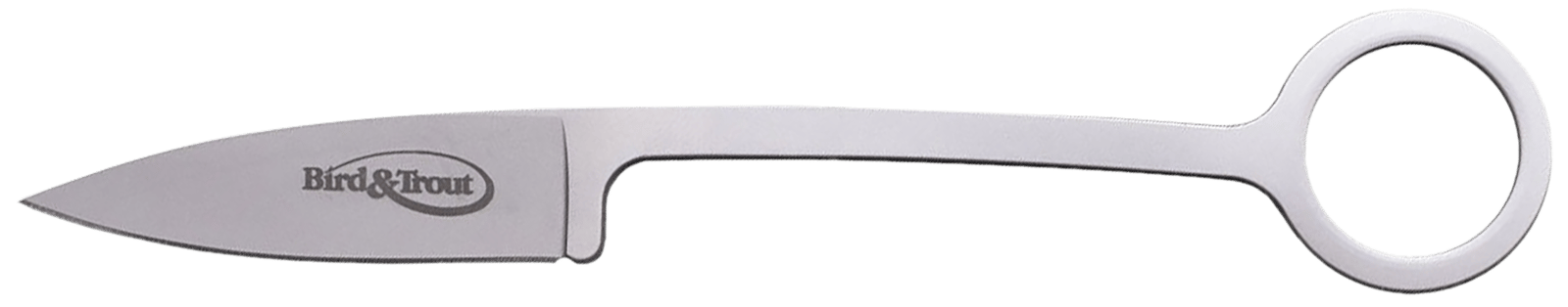 Cold Steel CS20BTJ Bird & Trout  2.25" AUS-8A SS Plain Drop Point Bead Blasted Blade, 4.06" Bead Blasted AUS-8A SS Handle