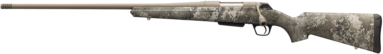 Winchester Repeating Arms 535782294 XPR Hunter Full Size 6.5 PRC 3+1 24" Flat Dark Earth Perma-Cote Sporter Barrel, Drilled & Tapped Steel Receiver, TrueTimber Strata Fixed Synthetic Stock, Left Hand
