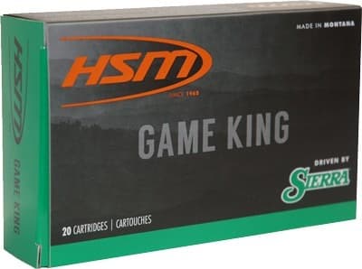 HSM 338 WIN MAG 250GR GAME KING 20RD 20BX/CS