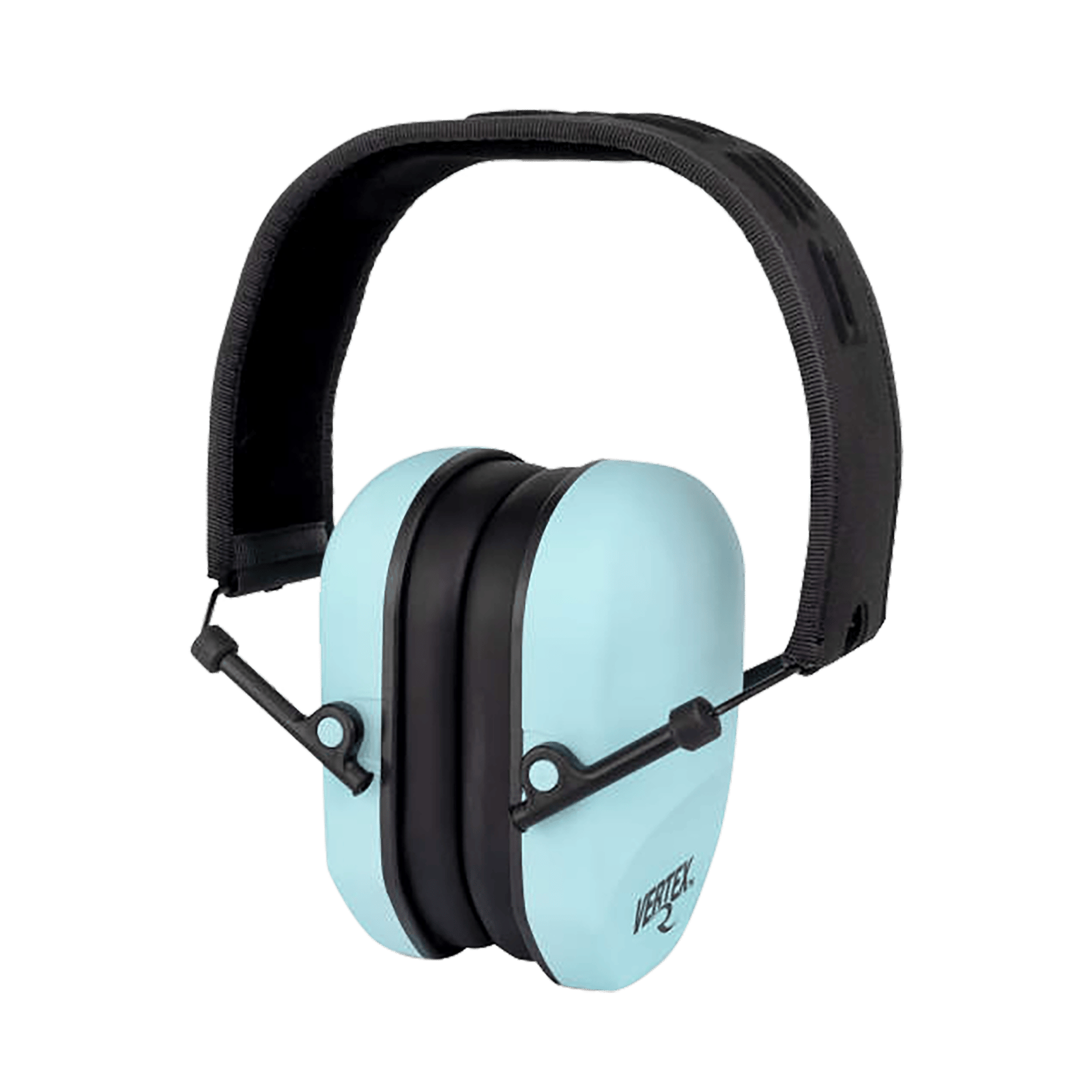 Radians VXP820BX Vertex Passive Earmuff 23 dB Over the Head Aqua Blue/Black