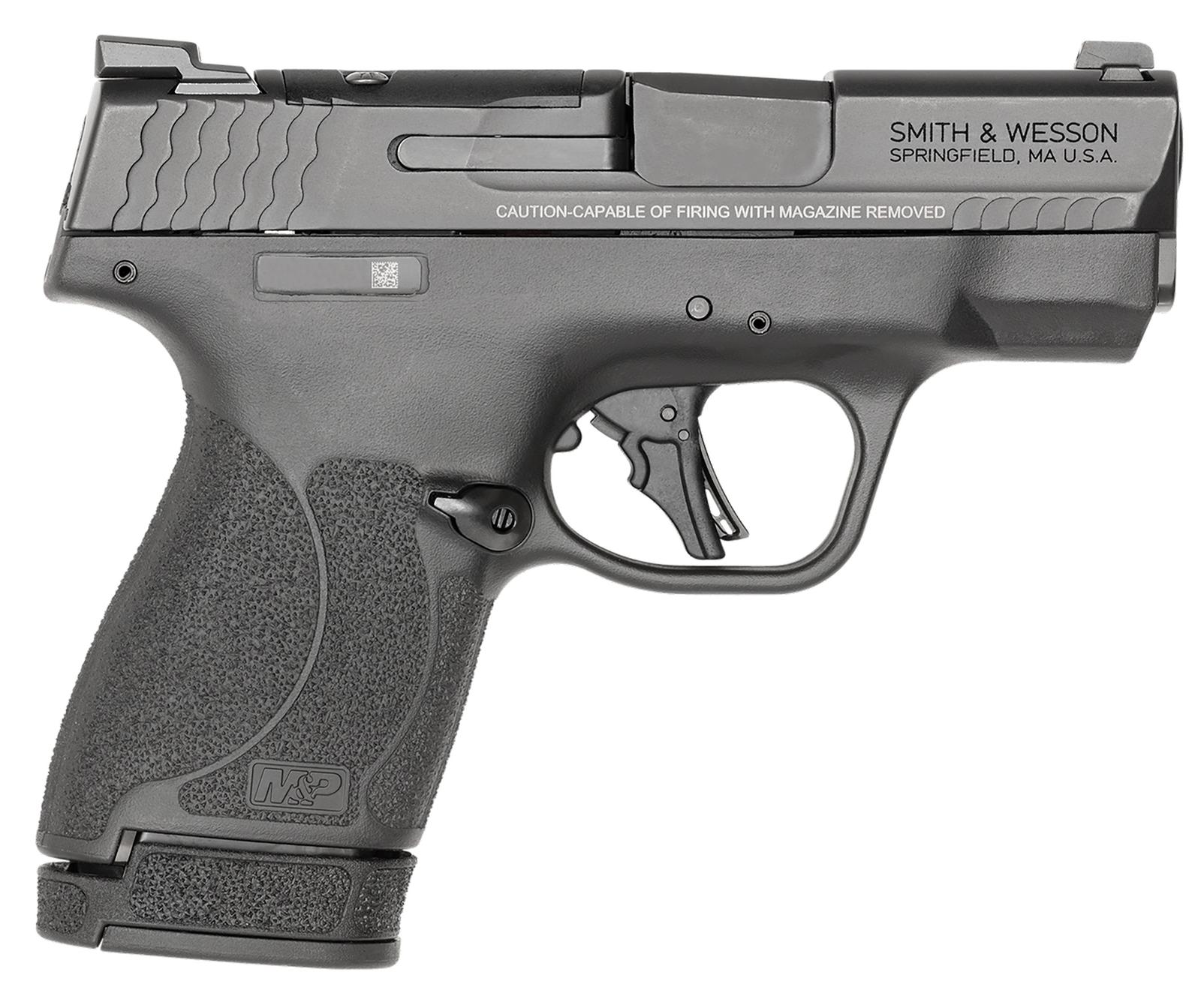 Smith & Wesson 13534 M&P Shield Plus Optic Ready Compact 9mm Luger 10+1/13+1 3.10", Black, Optic Cut Slide, Polymer Frame, Tritium Sights (NO Thumb Safety)