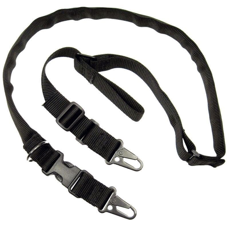 TacShield Warrior 2n1 Sling with HK Snap Hook 1.25" Black