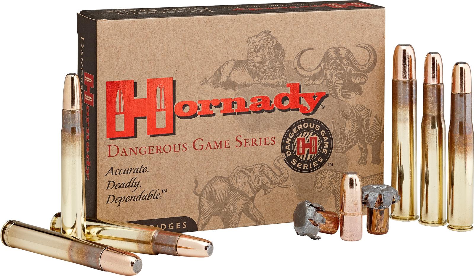 Hornady 82614 Dangerous Game  458Lott 500gr DGX Bonded 20 Per Box/6 Case