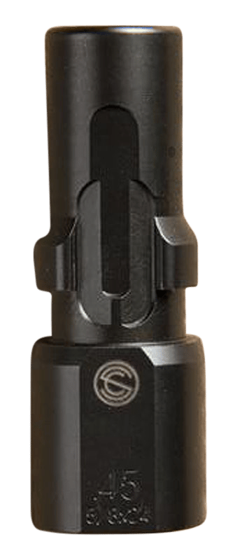 SilencerCo AC2605 3-Lug Muzzle Device Black with .578"x28 Threads for 45 ACP