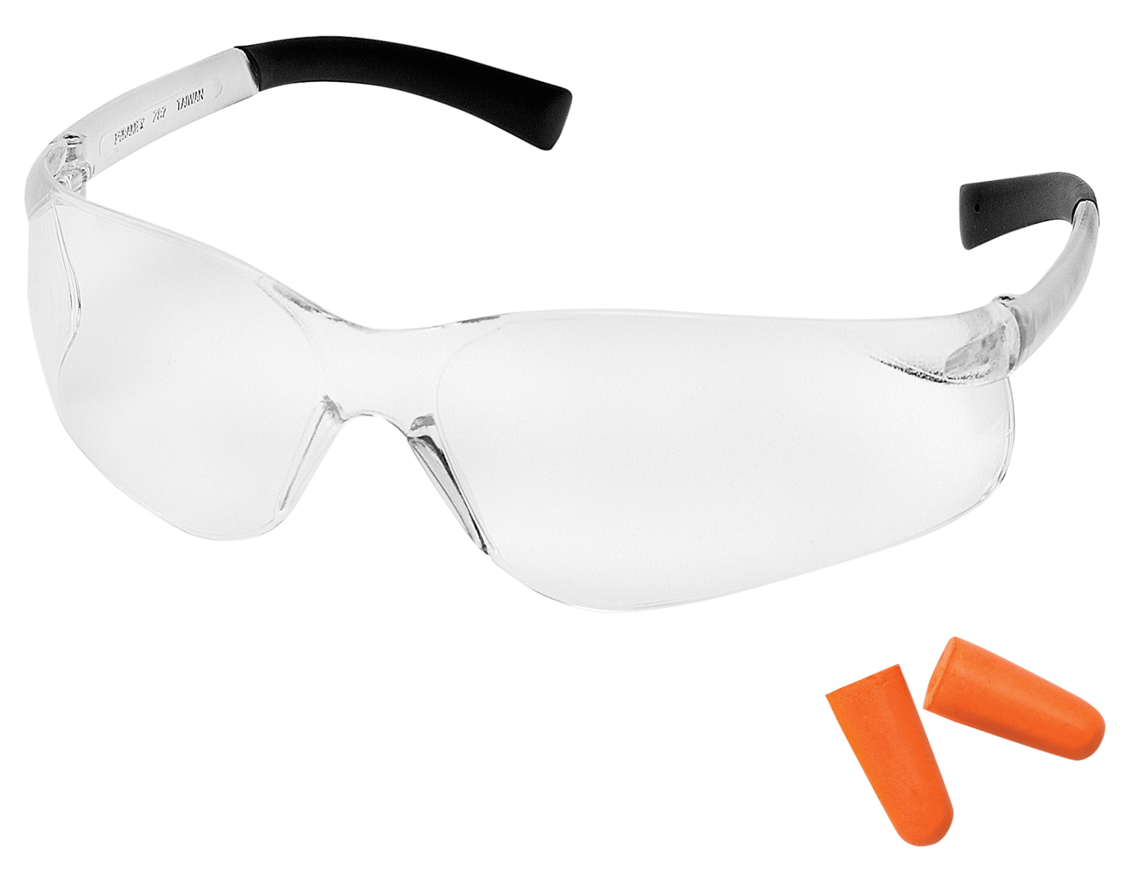 Pyramex PYS2510SNDP Mini ZTEK Combo Youth Women Clear Lens Polycarbonate Wraparound